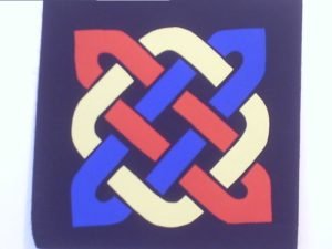 Tri-color Celtic knot Tri-color Celtic knot
