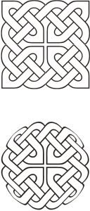 4 by 4 knot, four breaks 4 by 4 knot, four breaks