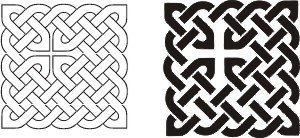 5 by 5 knot, with 4 breaks 5 by 5 knot, with 4 breaks