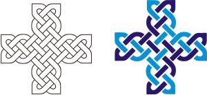 6 by 6 knotted cross 6 by 6 knotted cross