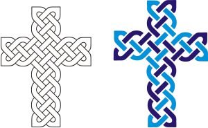 6 by 8 knotted cross 6 by 8 knotted cross