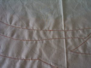 Stitched lines