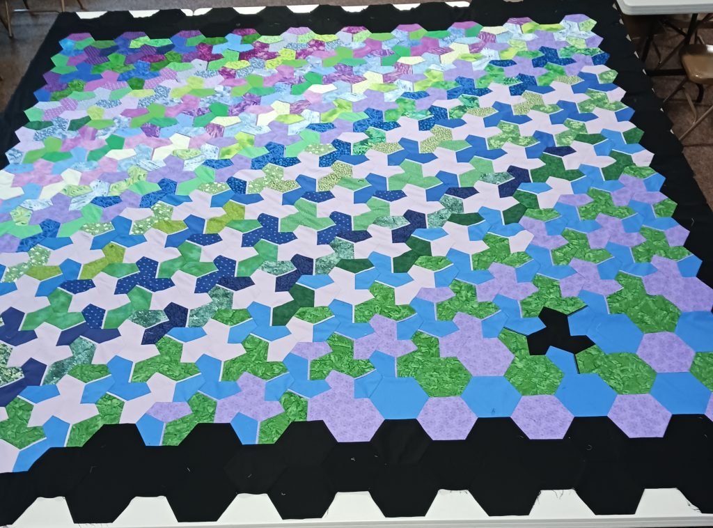 Propeller quilt.