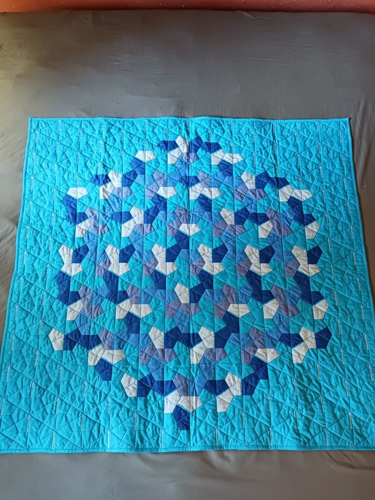 Propeller quilt.
