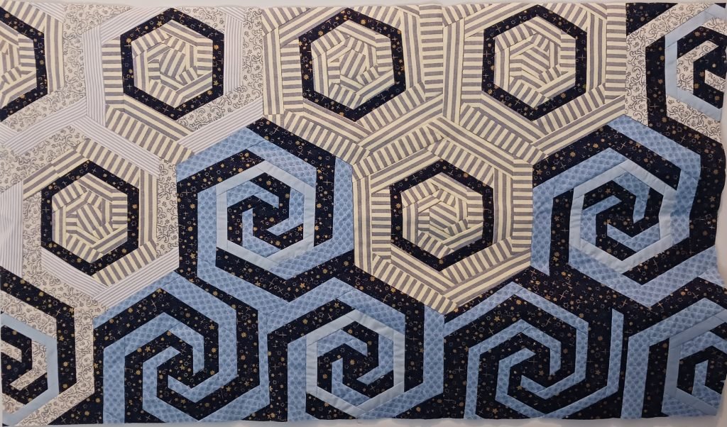 Interlocking spirals.