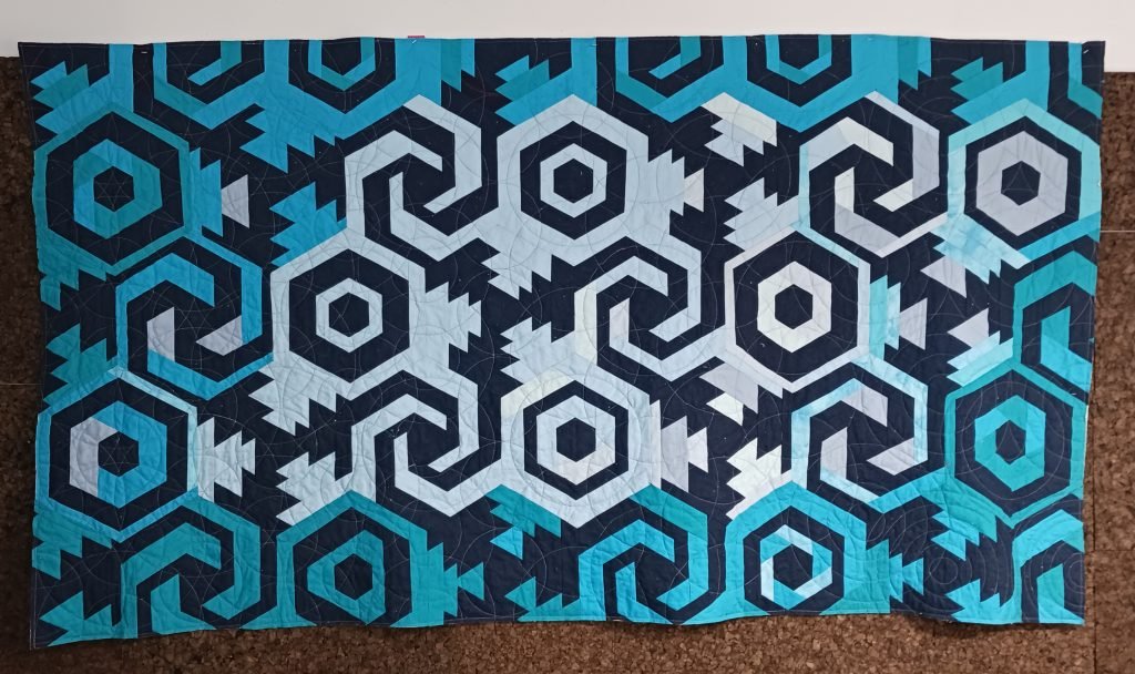 Interlocking spirals.