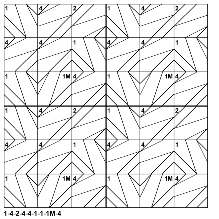 Shape Puzzle: 1-4-2-4-4-1-1-1M-4
